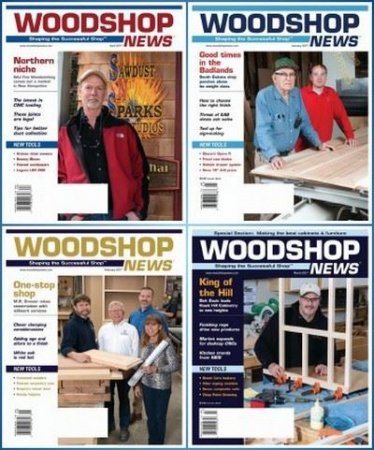 Обложка к Woodshop News №1-4 (январь-апрель 2017) PDF